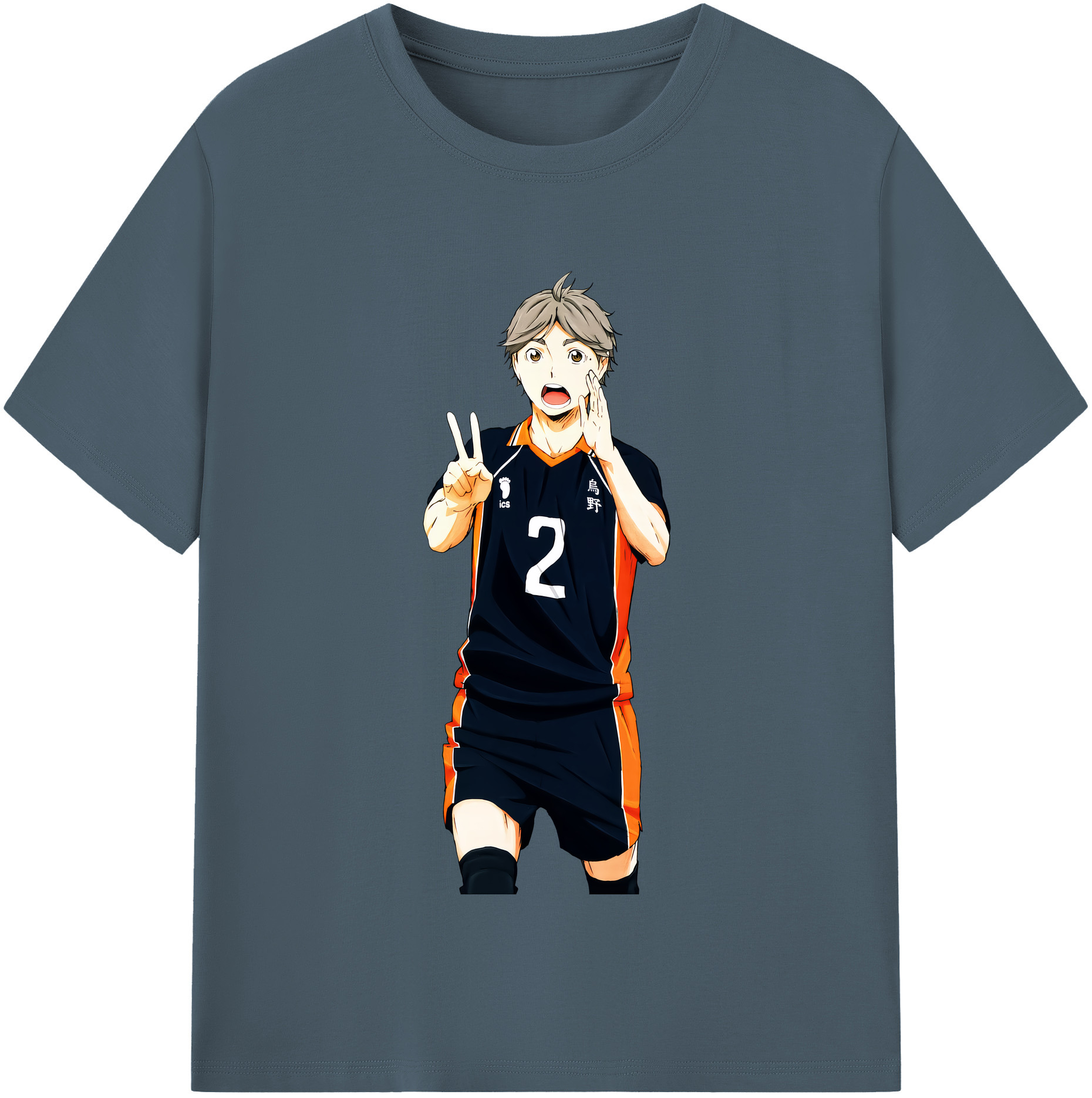 （画像用） ハイキュー!! Haikyu!! 綿100％半袖Tシャツ（フロントプリント）